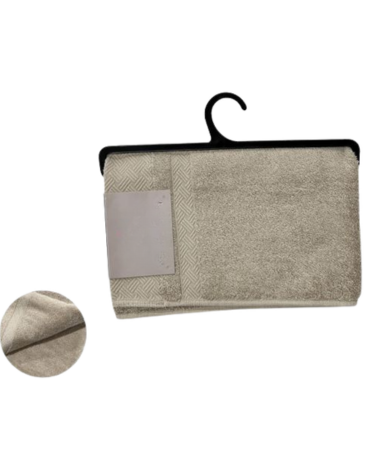 Toalla de Mano Bambu Color Café x 12 Unds. Medida: 35 x 75 cm aprox.