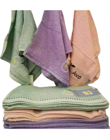 Toalla de Algodón Colores Surtidos x 12 Unds. Medida: 33 x 72 cm aprox.