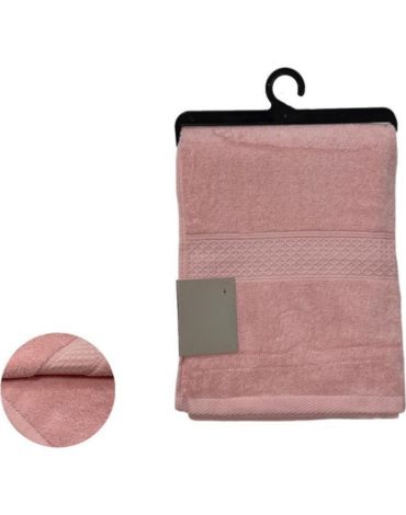 Toalla de Baño Algodón Color Rosado x 6 Unds. Medida: 140 x 70 cm aprox.