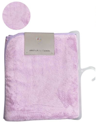 Toalla de Mano Microfibra Color Violeta x 12 Unds. Medida: 50 x 90 cm aprox.