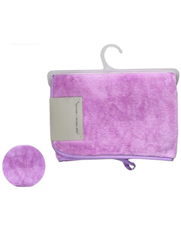 Toalla de Mano Microfibra Color Violeta x 12 Unds. Medida: 34 x 74 cm aprox.