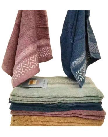 Toalla de Algodón Colores Surtidos x 12 Unds. Medida: 33 x 72 cm aprox.