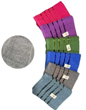 Toallon de Algodón Colores Surtidos x 12 Unds. Medida: 80 x 150 cm aprox.