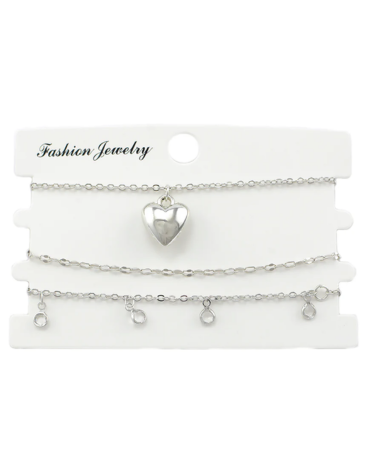 24 Set de Pulseras / Tobilleras (1 Set Trae 3 Pcs)