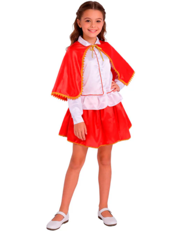 6 Set de Traje Típico La Tirana Niña (1 Set Trae 3 PCS) Talla: 6 a 16 años