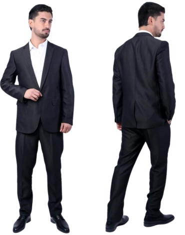 Traje Completo de Hombre Color Negro x12 Unds. Tallas: 48 - 50 - 52 - 54 - 56 - 58