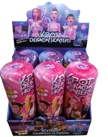 Tubo Sorpresa Guerrera K-POP Grande  x 3 Unds.