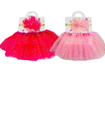 6 Set Disfraz Tutu de Bebe con Cintillo(1 1 Set Trae: 2 PCS)