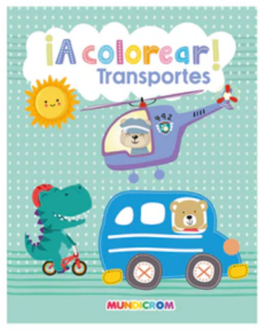 Libro ¡A Colorear! Transportes x 6 Unds.