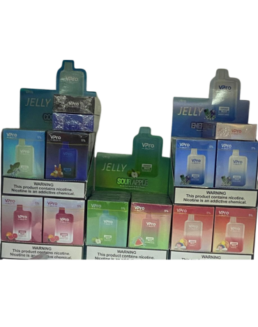 Vaporizador Jelly 5000 Puff Sabores Surtidos x 4 Unds.