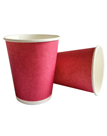 12 Pack de Vasos Desechables de Cartón. (1 Pack: 10 PCS ) Medidas: 87 x 75 x 53 mm aprox.