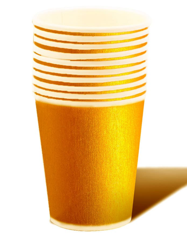 12 Pack de Vasos Desechables de Cartón. (1 Pack: 10 PCS ) Medidas: 87 x 75 x 53 mm aprox.