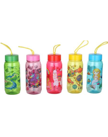 Vaso de Plástico Infantil Modelos Surtidos x 12 Unds. Medida: 480 ml aprox.
