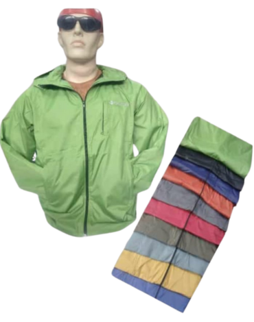 Cortaviento Hombre con Gorro Interior Polar x 4 Unds. Talla: M - L - XL - XXL