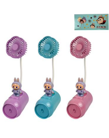 Ventilador de Mesa x 4 Unds. Medidas: 10.8 × 6 × 10.8 cm aprox.