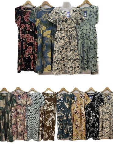 Vestido para Dama Modelos Surtidos x 12 Unds Talla:  XL y XXL