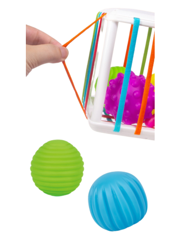 3 Set Juguetes Cubo Rompe Cabezas para Bebes.(1 Set Trae: 6 PCS)