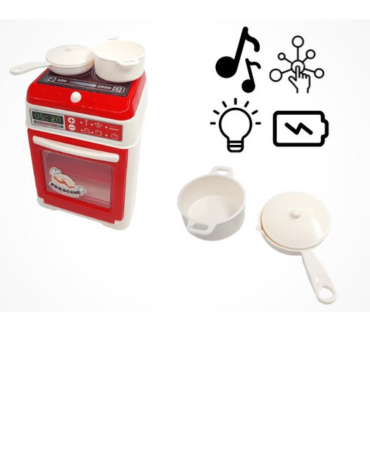 Cocina con Luz y Sonido x 4 Unds. Medidas: 9.5 x 17 x 20 cm