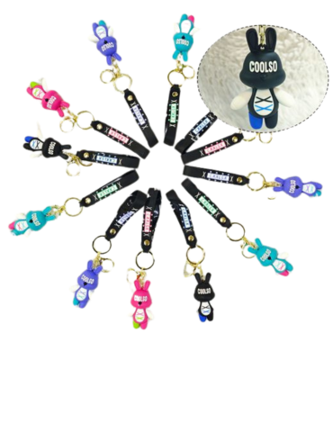 Llavero Colores  Surtidos x 12 Unds.