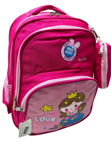 Mochila Escolar con Estuche Modelos Surtidos x 12 Unds.Medidas: 40 x 30 cm aprox