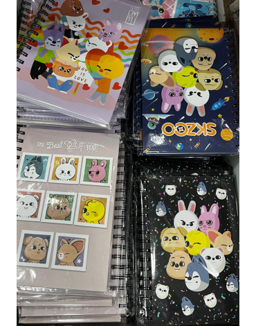 Libreta con Diseño A5 Modelos Surtidos  x 4  Unds.