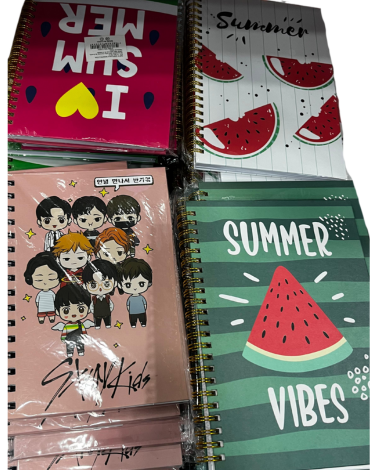 Libreta con Diseño A5 Modelos Surtidos  x 4  Unds.