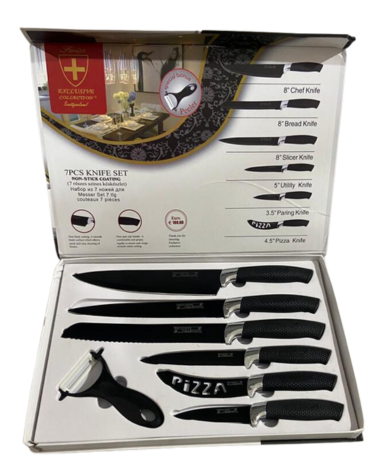 4  Set de Cuchillo(1 Set 7 PCS)