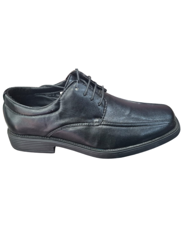 Zapatos Eco Cuero Hombre Color Negro  x 12 Pares. Talla: 39 -40 - 41 - 42 - 43 - 44 - 45